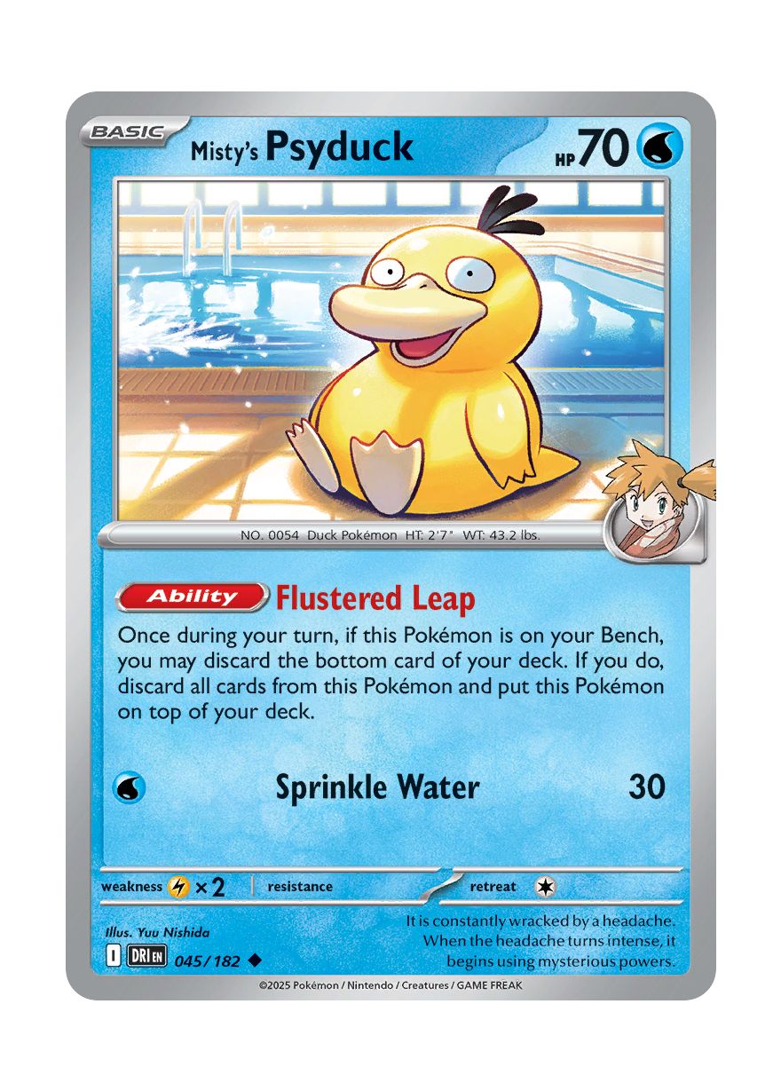 Misty's Psyduck (045/182) - Destined Rivals