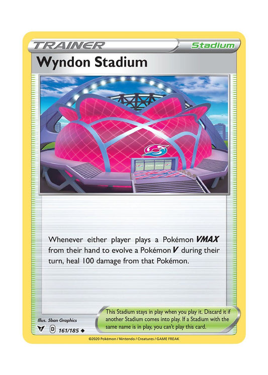 Wyndon Stadium - Reverse Holo (161/185) - Vivid Voltage
