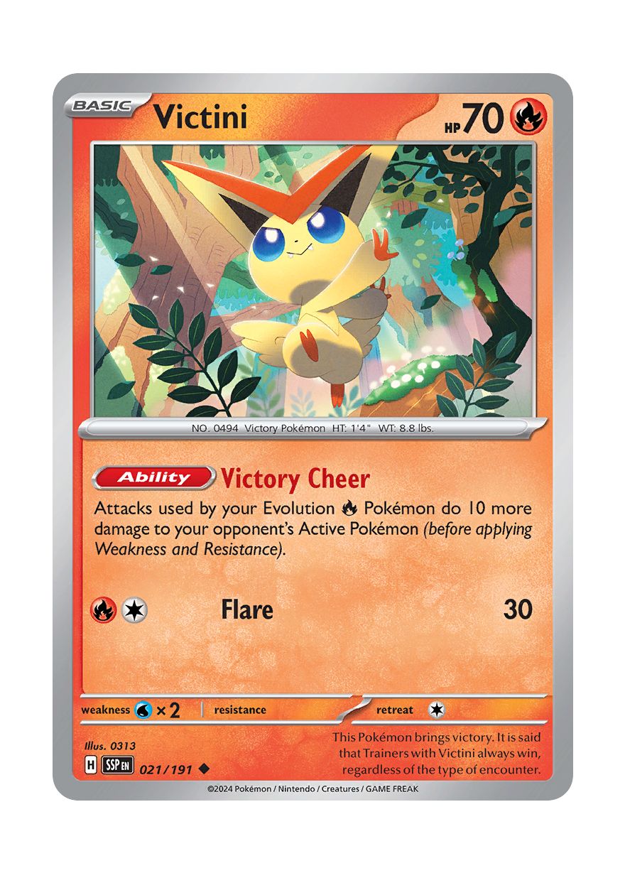 Victini (021/191) - Surging Sparks
