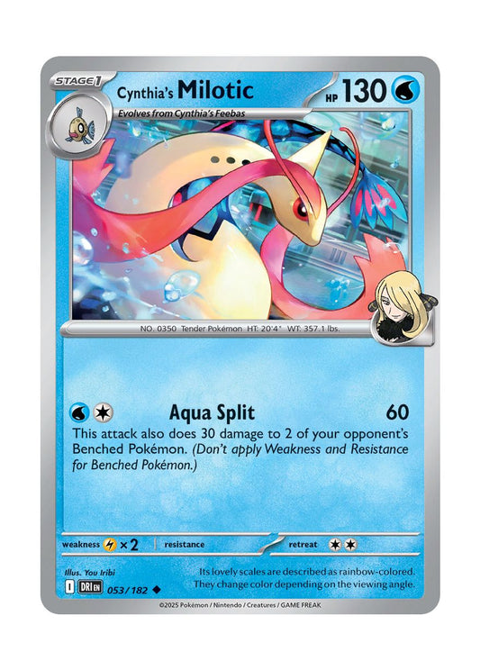 Cynthia's Milotic (053/182) - Destined Rivals