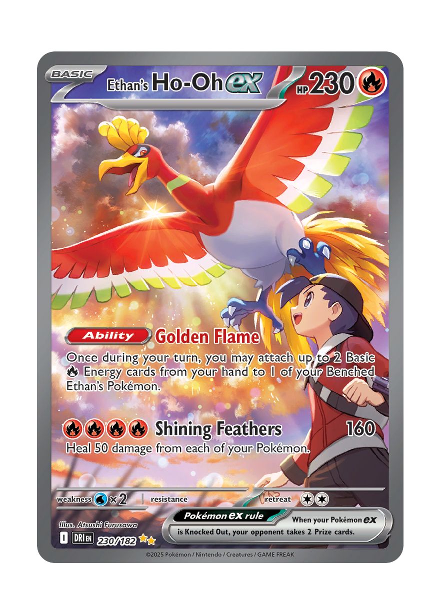 Ethan's Ho-Oh ex (230/182) - Destined Rivals