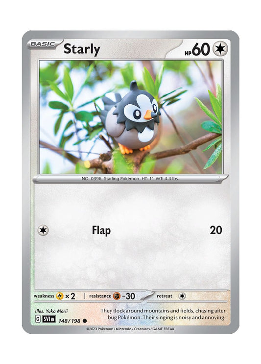 Starly - Reverse Holo (148/198) - Scarlet & Violet