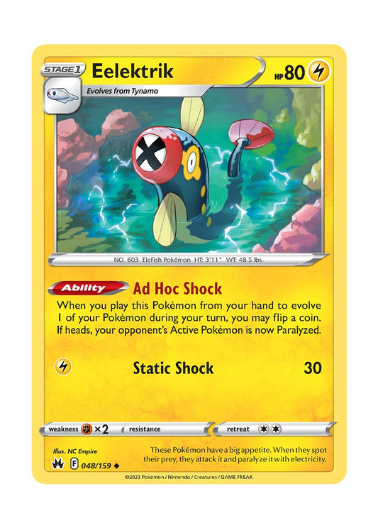 Eelektrik - Reverse Holo (048/159) - Crown Zenith