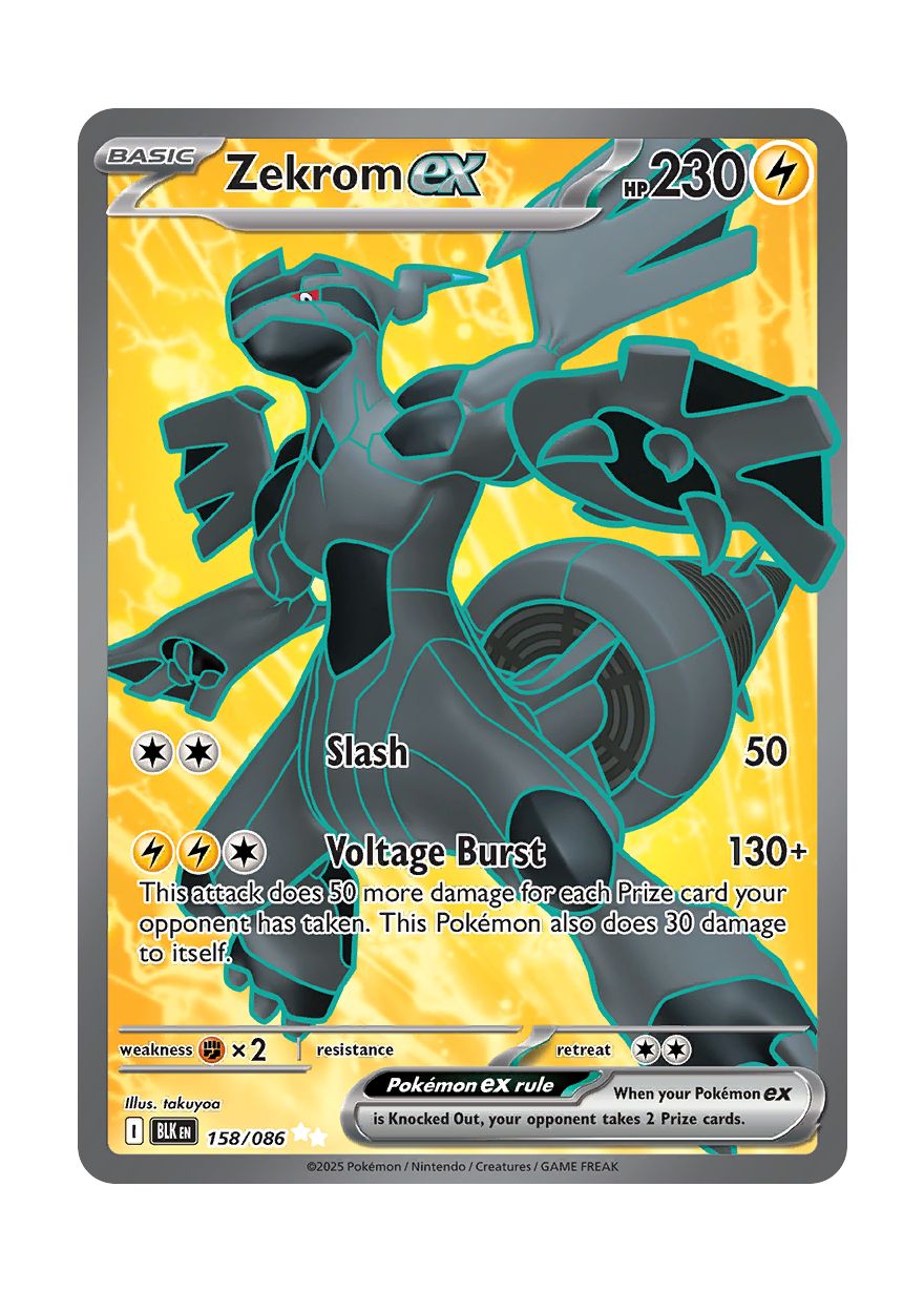 Zekrom ex (158/86) - Black Bolt