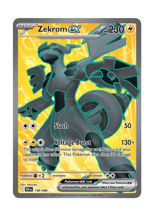 Zekrom ex (158/86) - Black Bolt