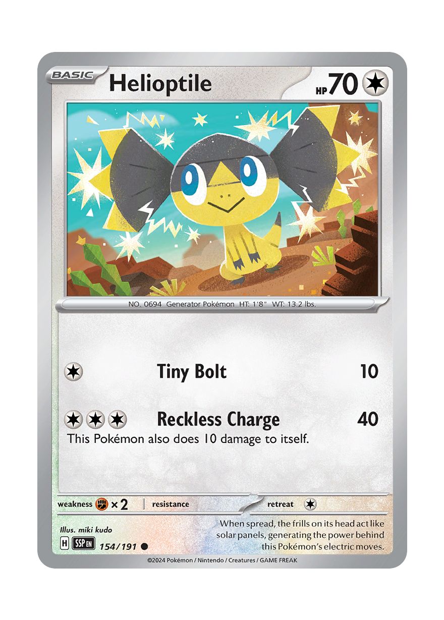 Helioptile (154/191) - Surging Sparks