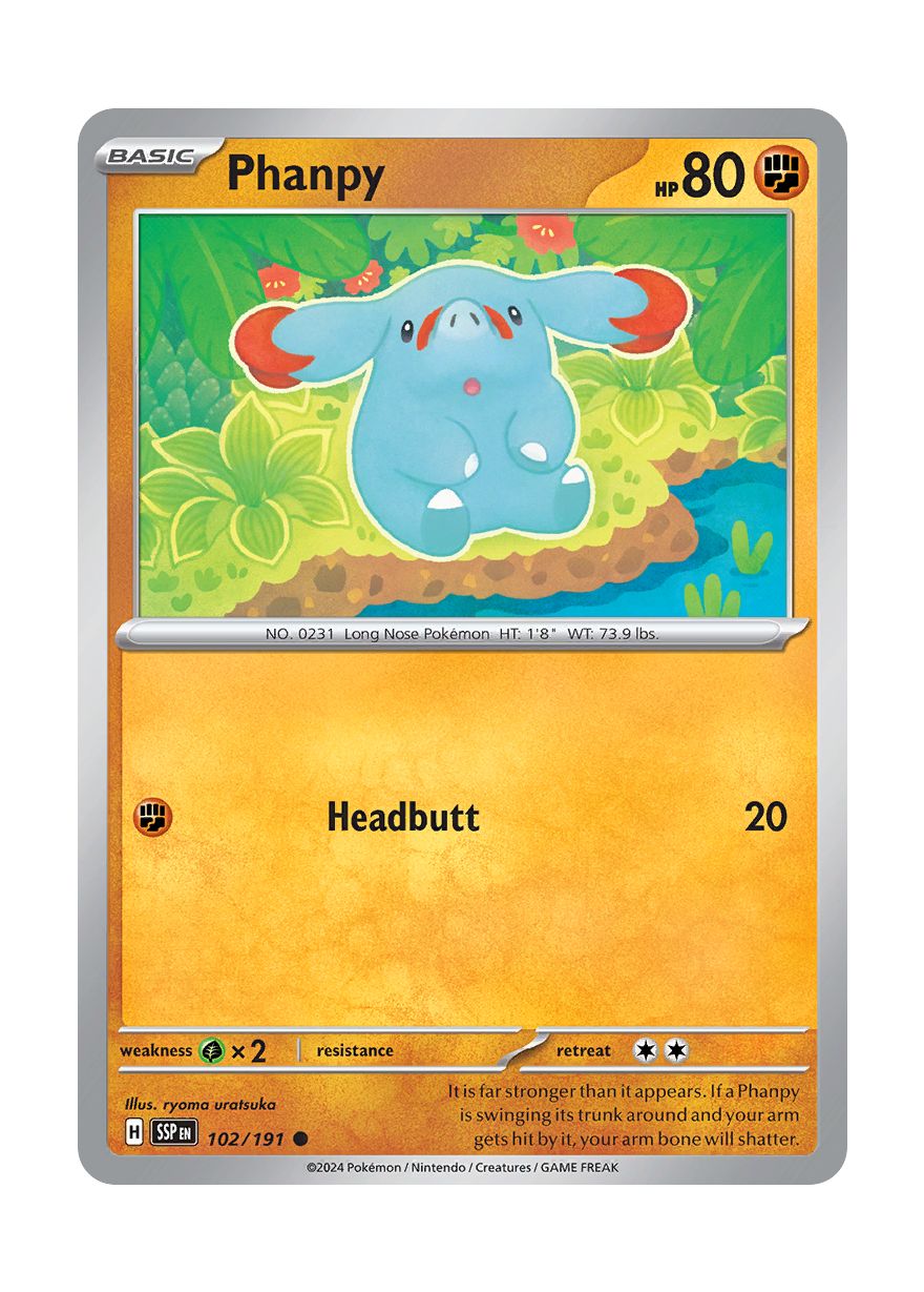 Phanpy (102/191) - Surging Sparks