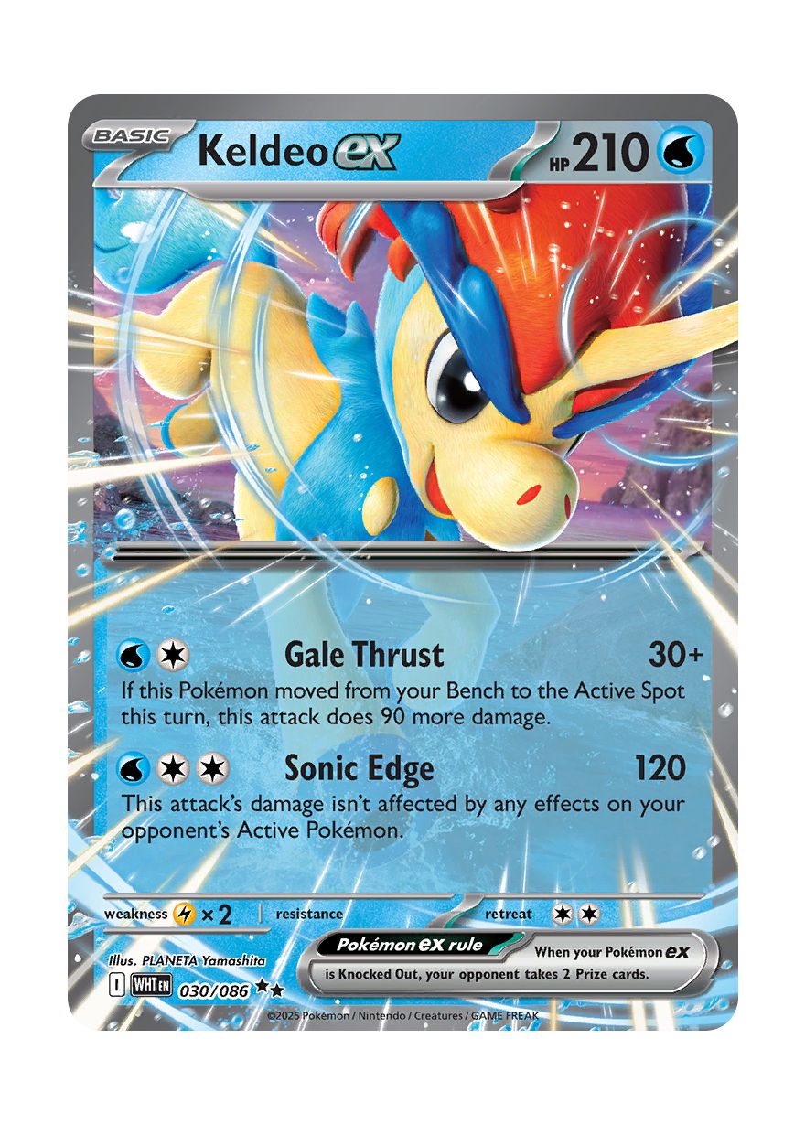 Keldeo ex (030/86) - White Flare