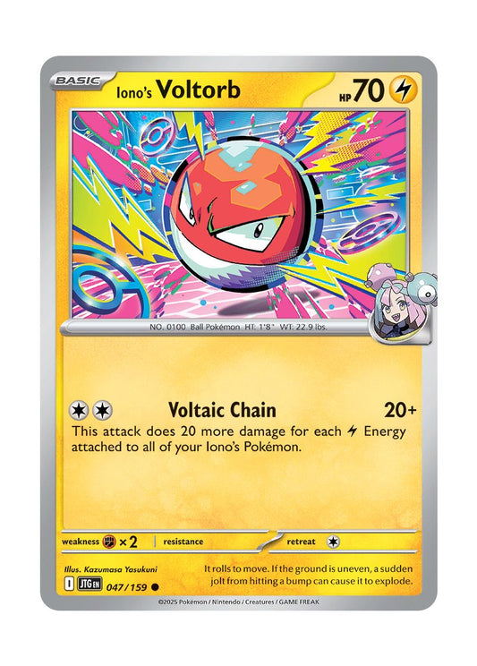Iono's Voltorb (047/159) - Journey Together