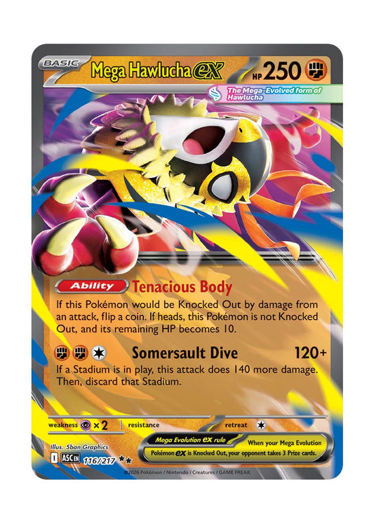 Mega Hawlucha ex (116/217) - Ascended Heroes