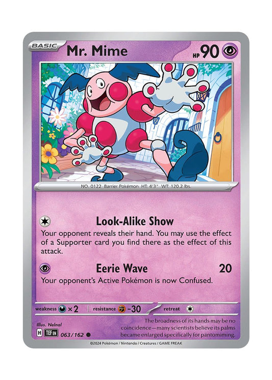 Mr. Mime (063/162) - Temporal Forces