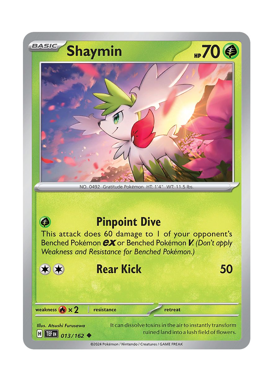Shaymin - Reverse Holo (013/162) - Temporal Forces