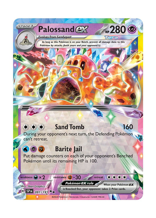 Palossand ex (091/191) - Surging Sparks