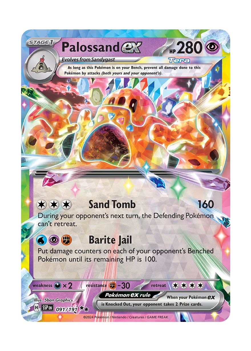 Palossand ex (091/191) - Surging Sparks