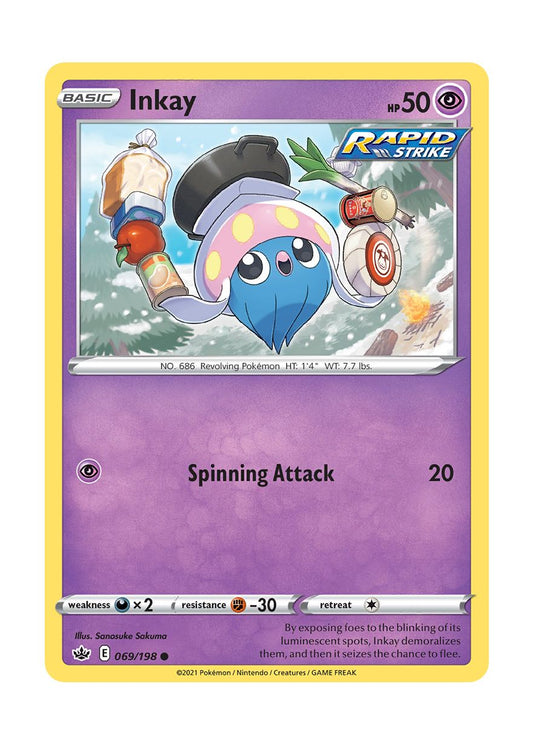 Inkay - Reverse Holo (069/198) - Chilling Reign
