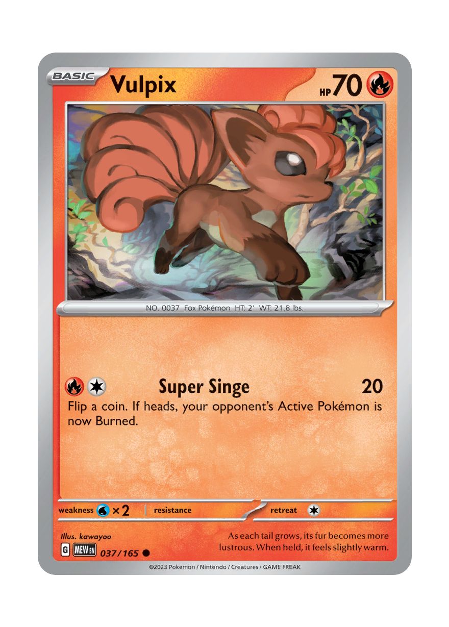 Vulpix - Reverse Holo (037/165) - 151