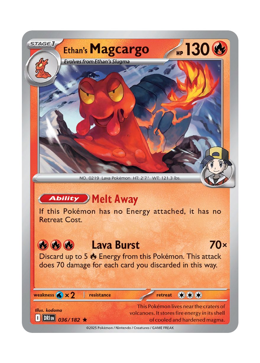 Ethan's Magcargo (036/182) - Destined Rivals