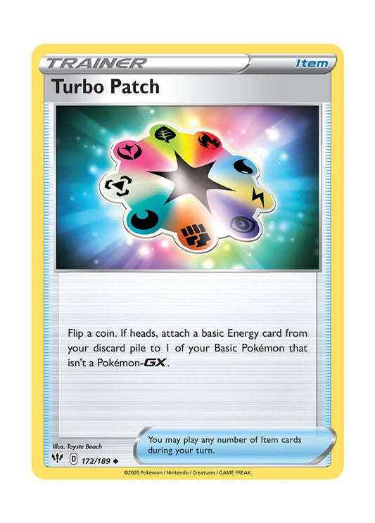 Turbo Patch - Reverse Holo (172/189) - Darkness Ablaze