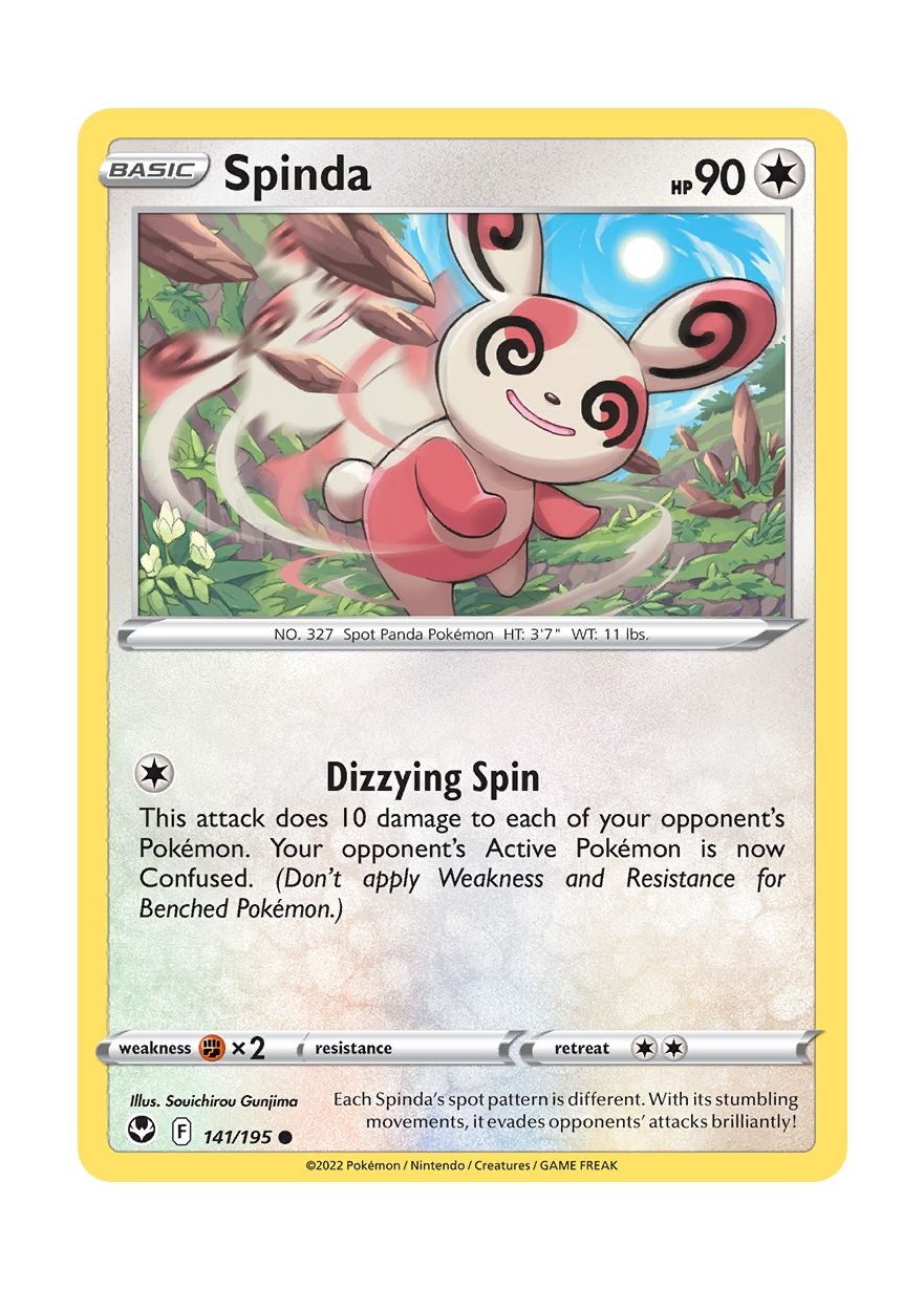 Spinda - Reverse Holo (141/195) - Silver Tempest
