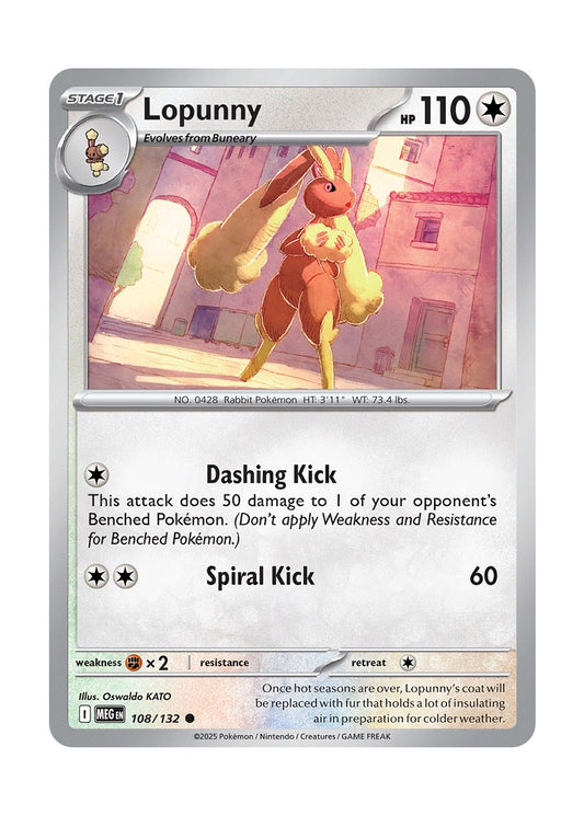 Lopunny (108/132) - Mega Evolution
