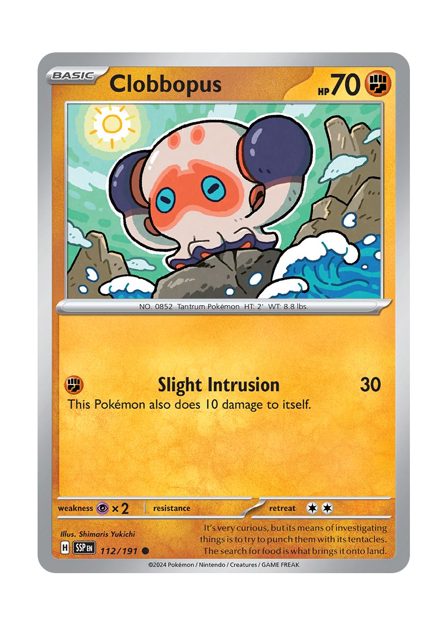 Clobbopus (112/191) - Surging Sparks