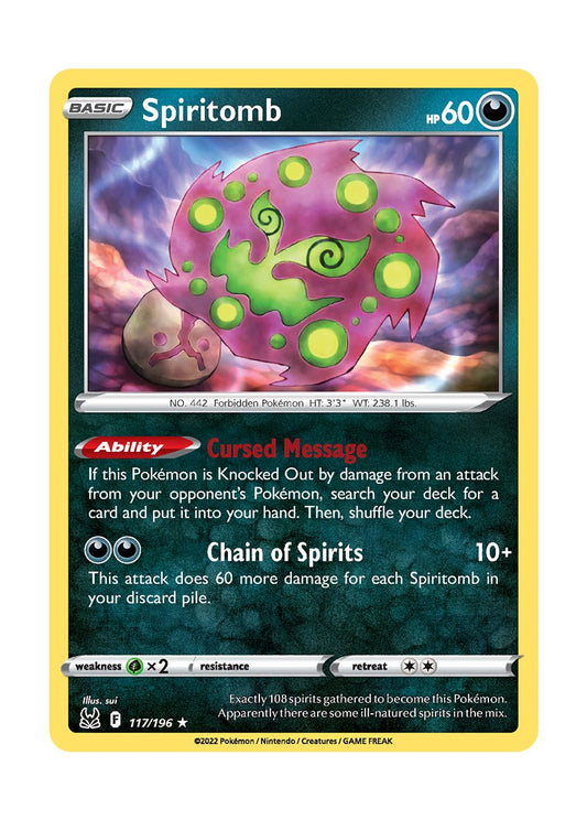Spiritomb - Reverse Holo (117/196) - Lost Origin