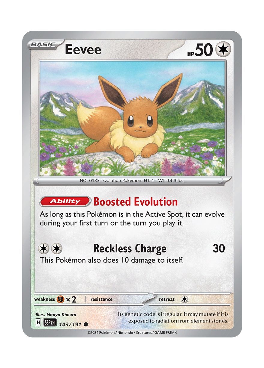 Eevee (143/191) - Surging Sparks