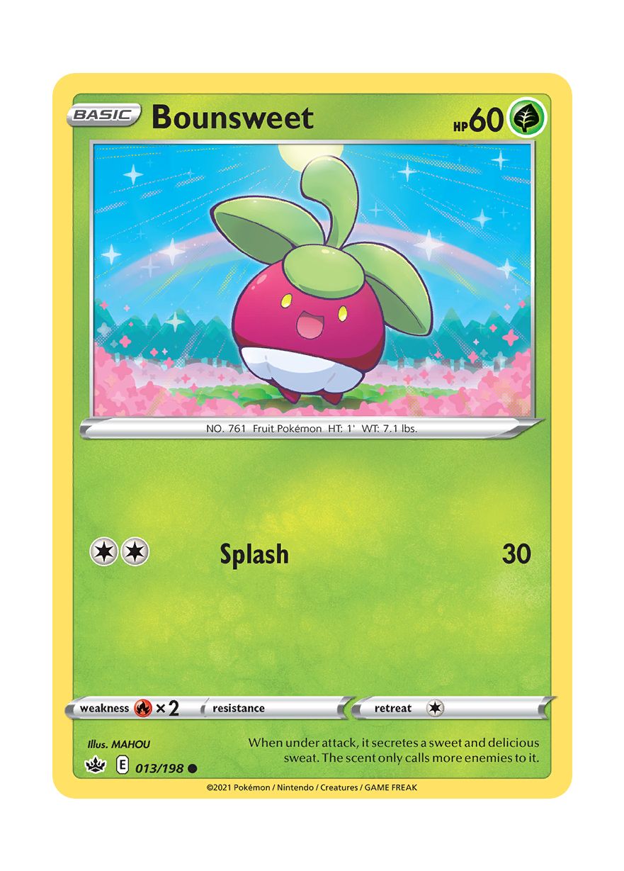 Bounsweet - Reverse Holo (013/198) - Chilling Reign