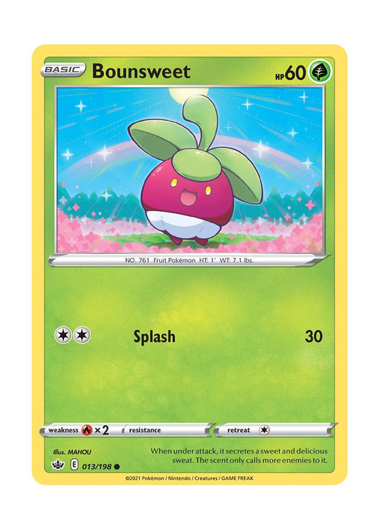 Bounsweet - Reverse Holo (013/198) - Chilling Reign