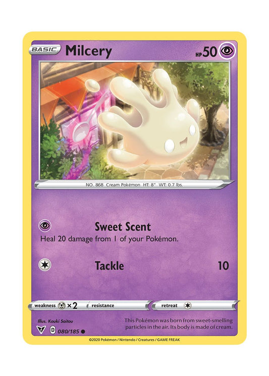 Milcery - Reverse Holo (080/185) - Vivid Voltage