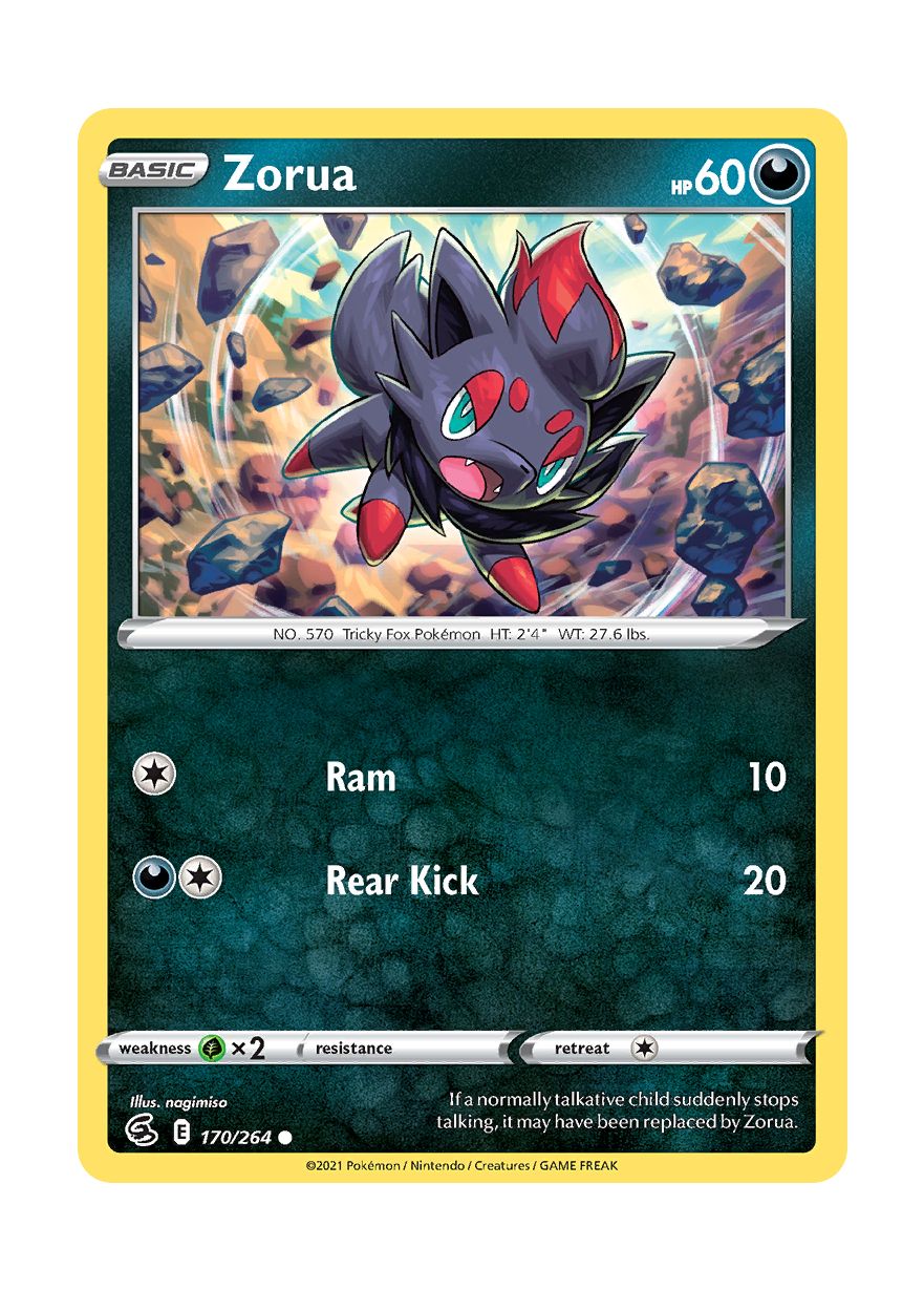 Zorua - Reverse Holo (170/264) - Fusion Strike