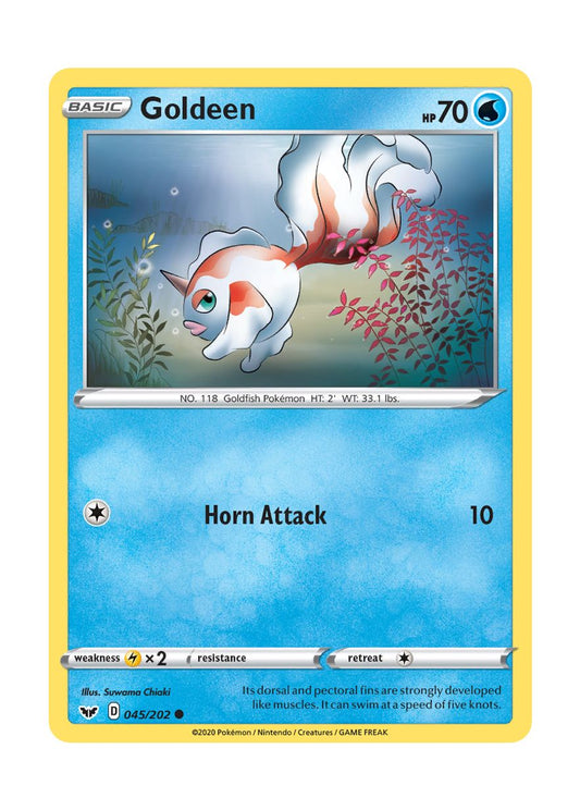 Goldeen - Reverse Holo (045/202) - Sword & Shield