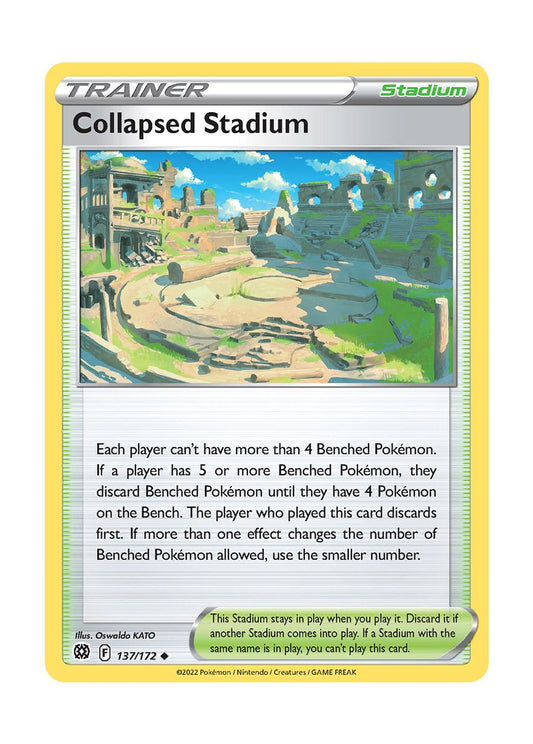 Collapsed Stadium - Reverse Holo (137/172) - Brilliant Stars