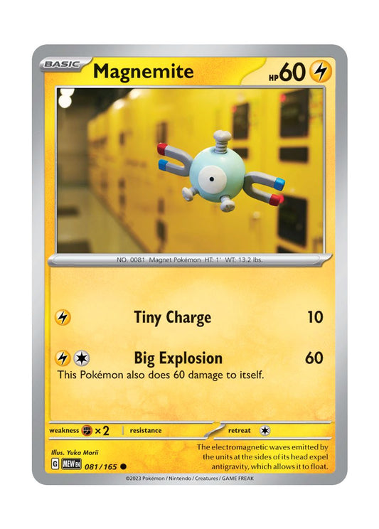 Magnemite - Reverse Holo (081/165) - 151