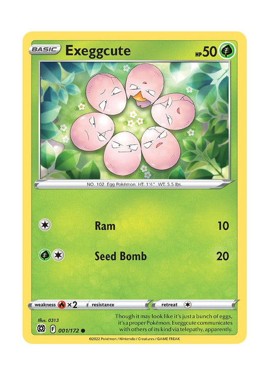 Exeggcute - Reverse Holo (001/172) - Brilliant Stars
