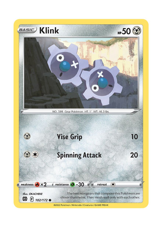 Klink - Reverse Holo (102/172) - Brilliant Stars