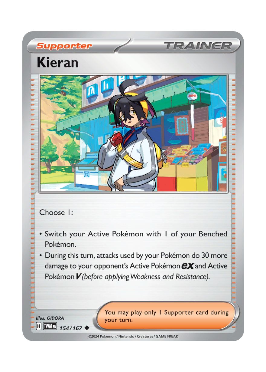 Kieran - Reverse Holo (154/167) - Twilight Masquerade