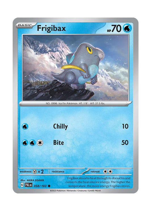 Frigibax - Reverse Holo (058/193) - Paldea Evolved
