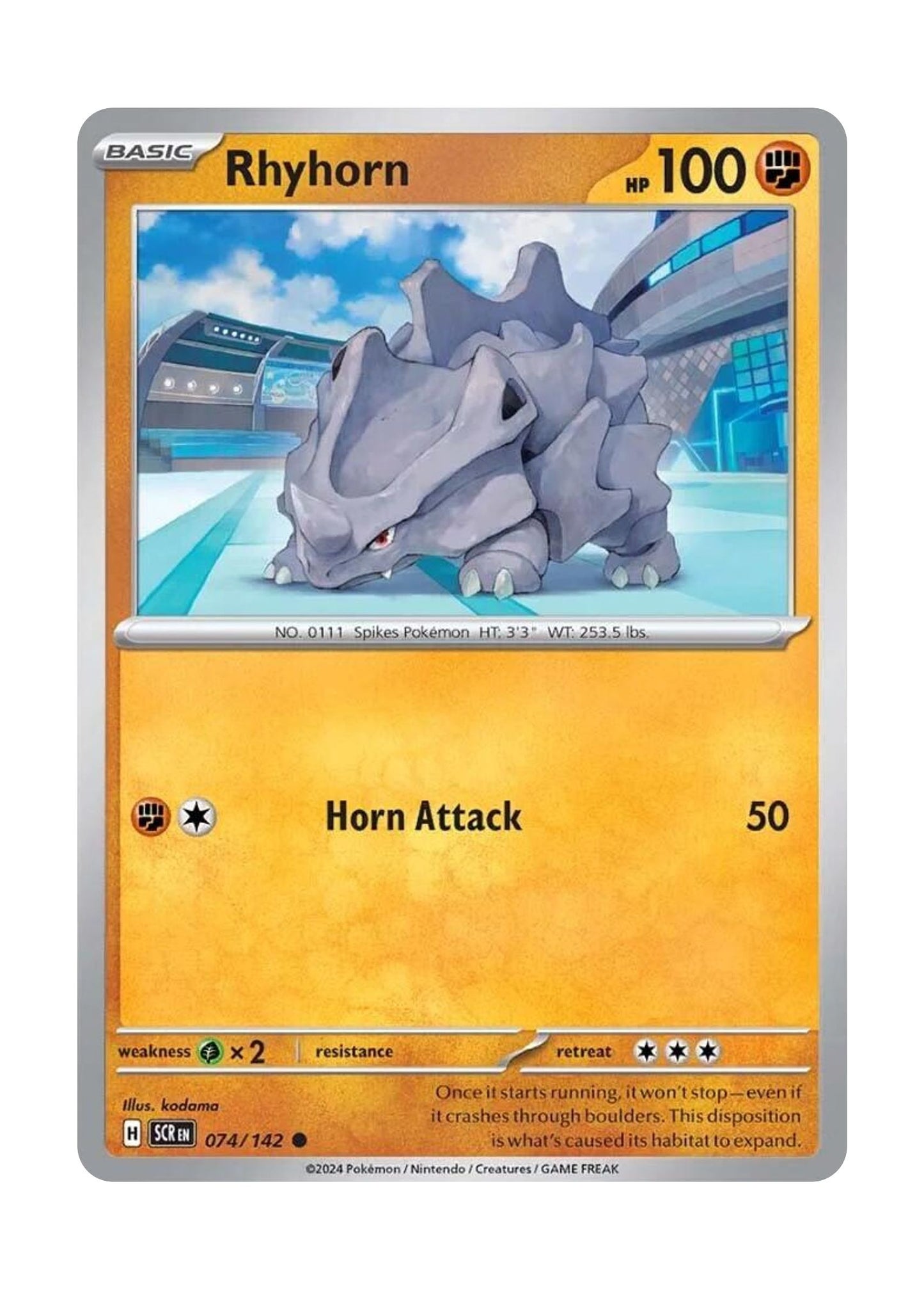 Rhyhorn (074/142) - Stellar Crown
