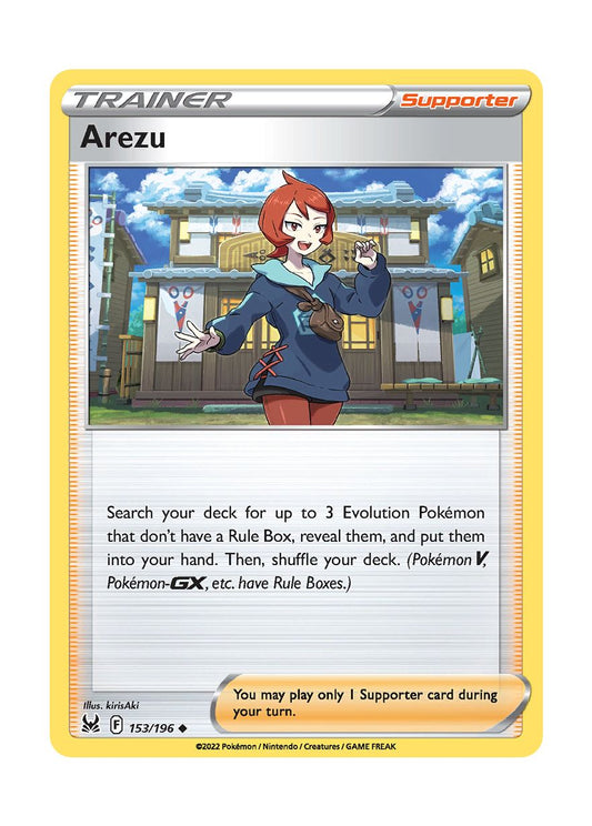 Arezu - Reverse Holo (153/196) - Lost Origin