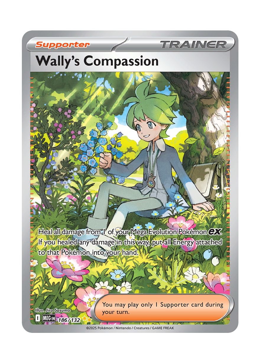 Wally's Compassion (186/132) - Mega Evolution