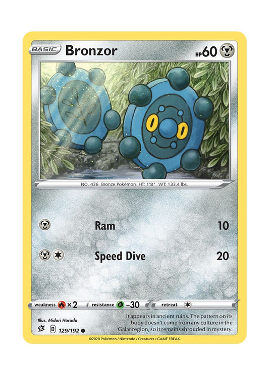 Bronzor - Reverse Holo (129/192) - Rebel Clash