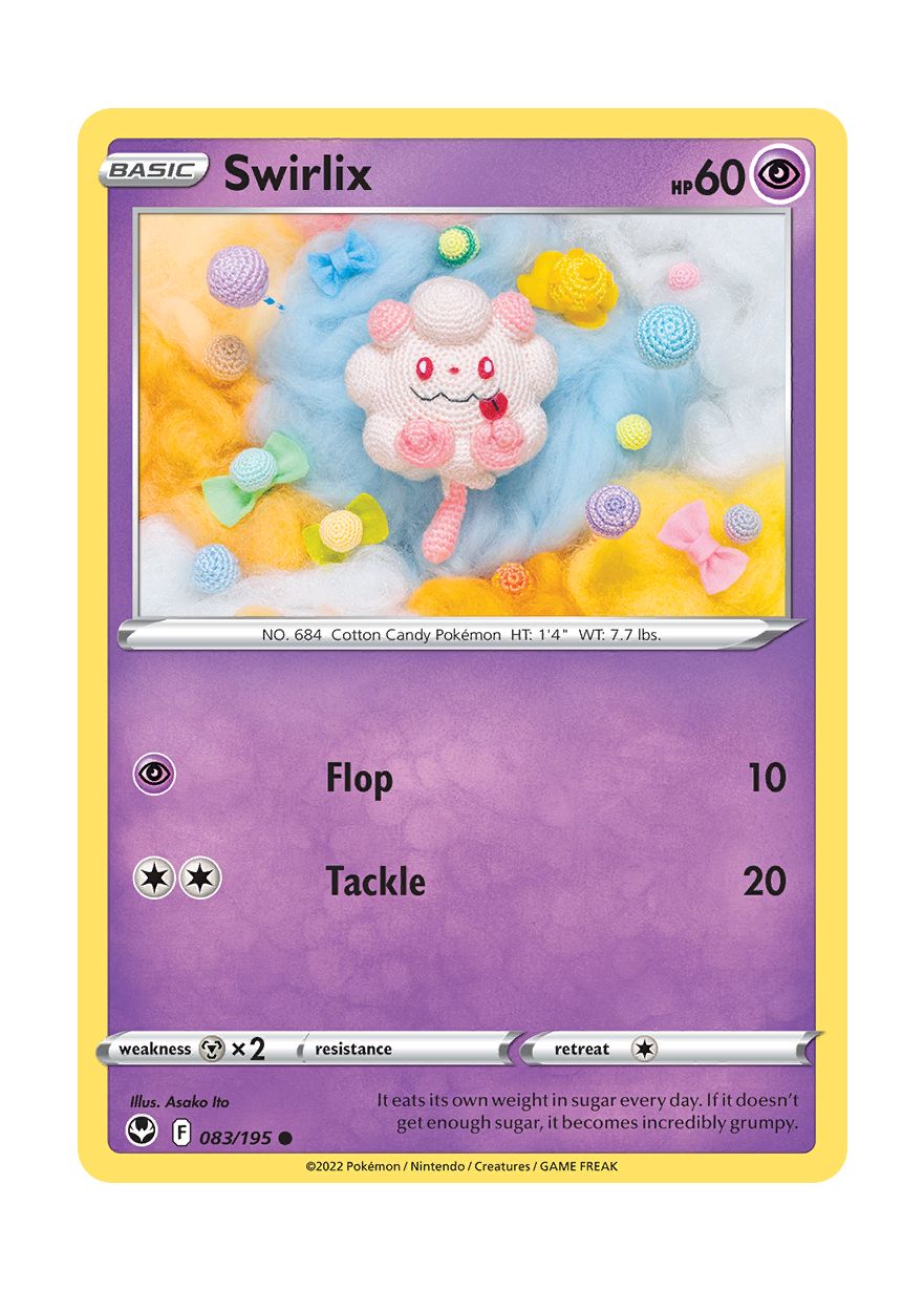 Swirlix - Reverse Holo (083/195) - Silver Tempest