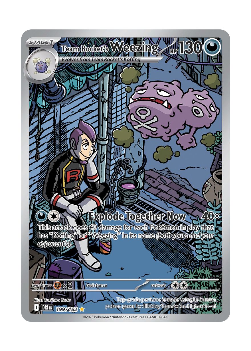 Team Rocket's Weezing (199/182) - Destined Rivals