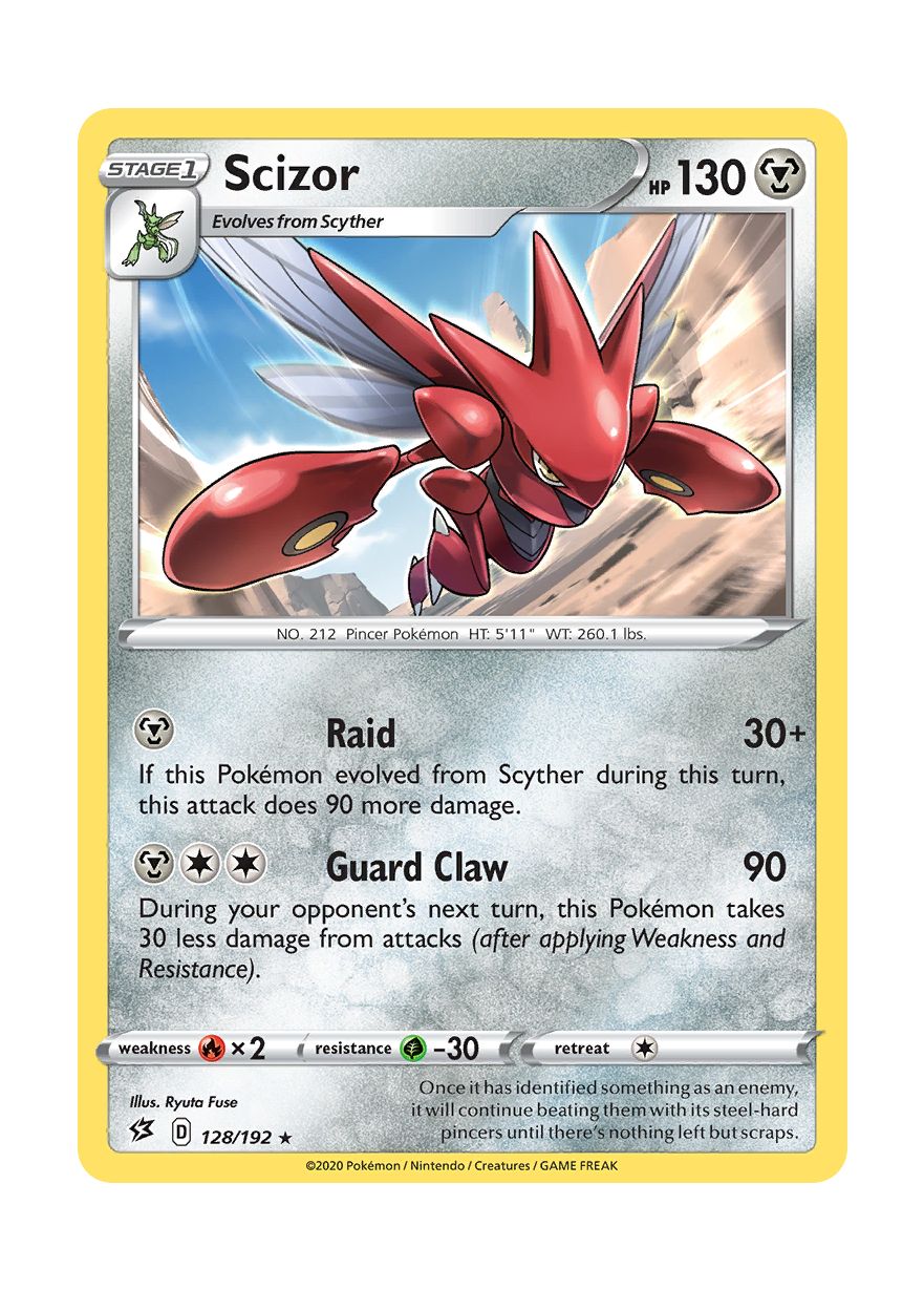 Scizor - Reverse Holo (128/192) - Rebel Clash