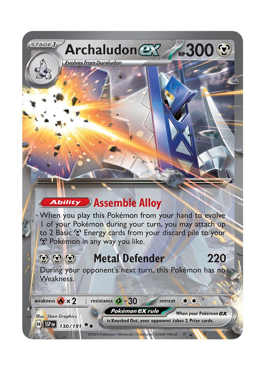 Archaludon ex (130/191) - Surging Sparks