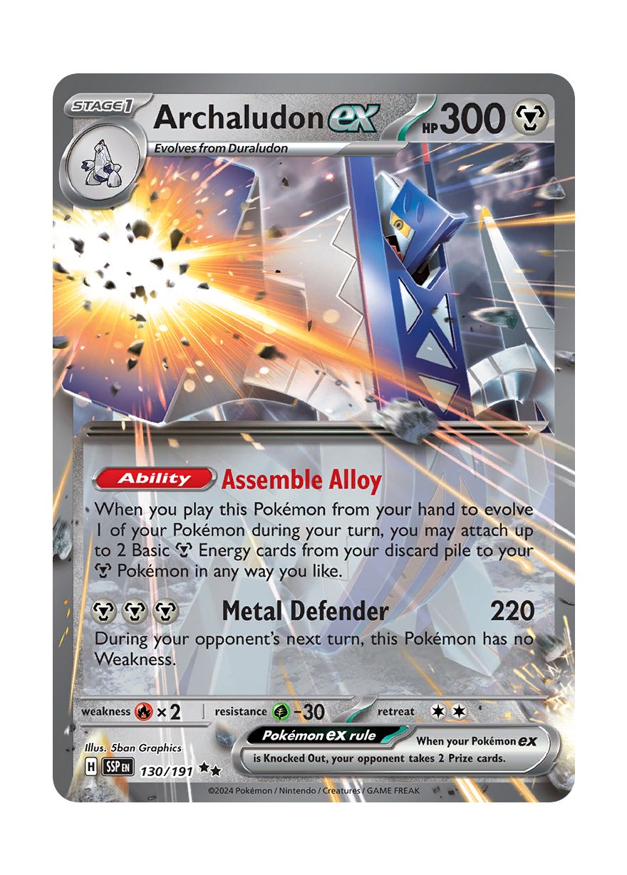 Archaludon ex (130/191) - Surging Sparks