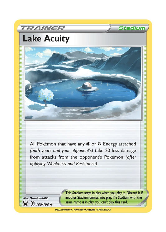 Lake Acuity - Reverse Holo (160/196) - Lost Origin