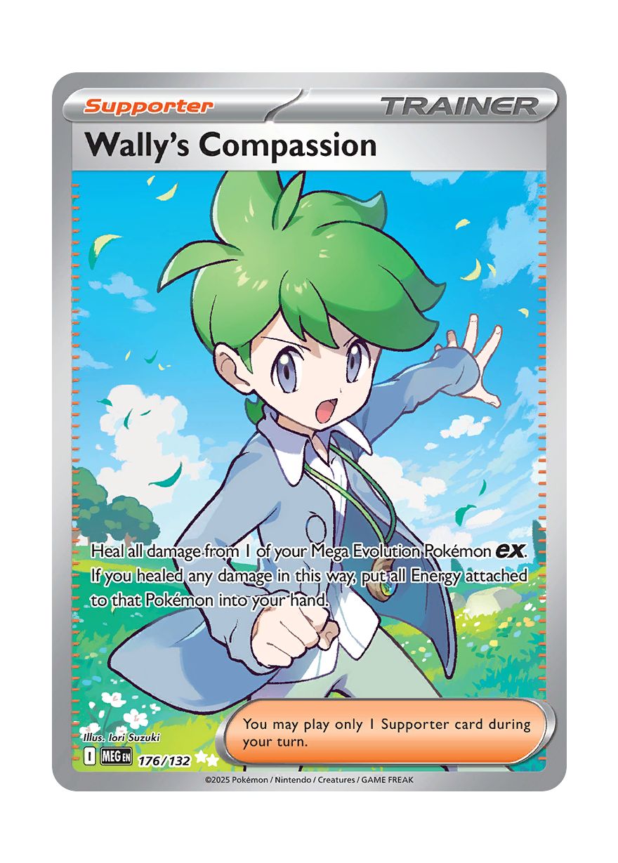Wally's Compassion (176/132) - Mega Evolution