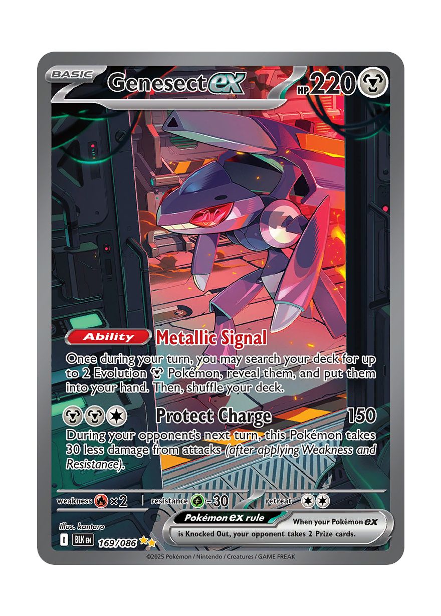 Genesect ex (169/86) - Black Bolt